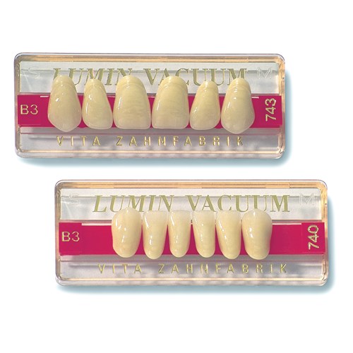 Vita Lumin Vacuum, Lower, Anterior, Shade A2, Mould 730